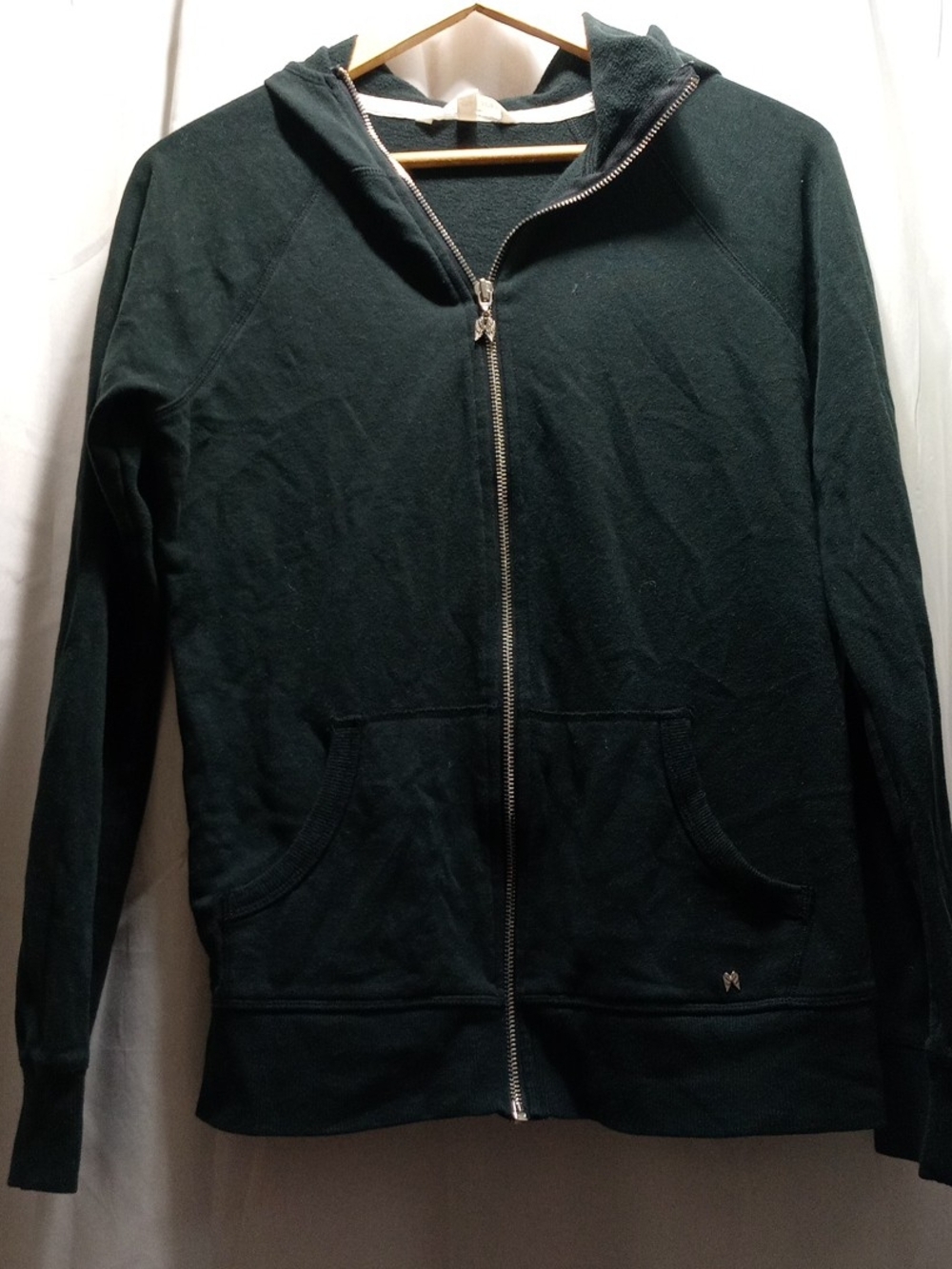 Victoria's Secret Black Full-Zip Hoodie